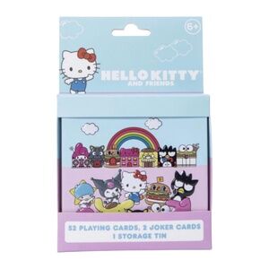 Sanrio Hello Kitty Standard Playing Card Decks with Storage Tin